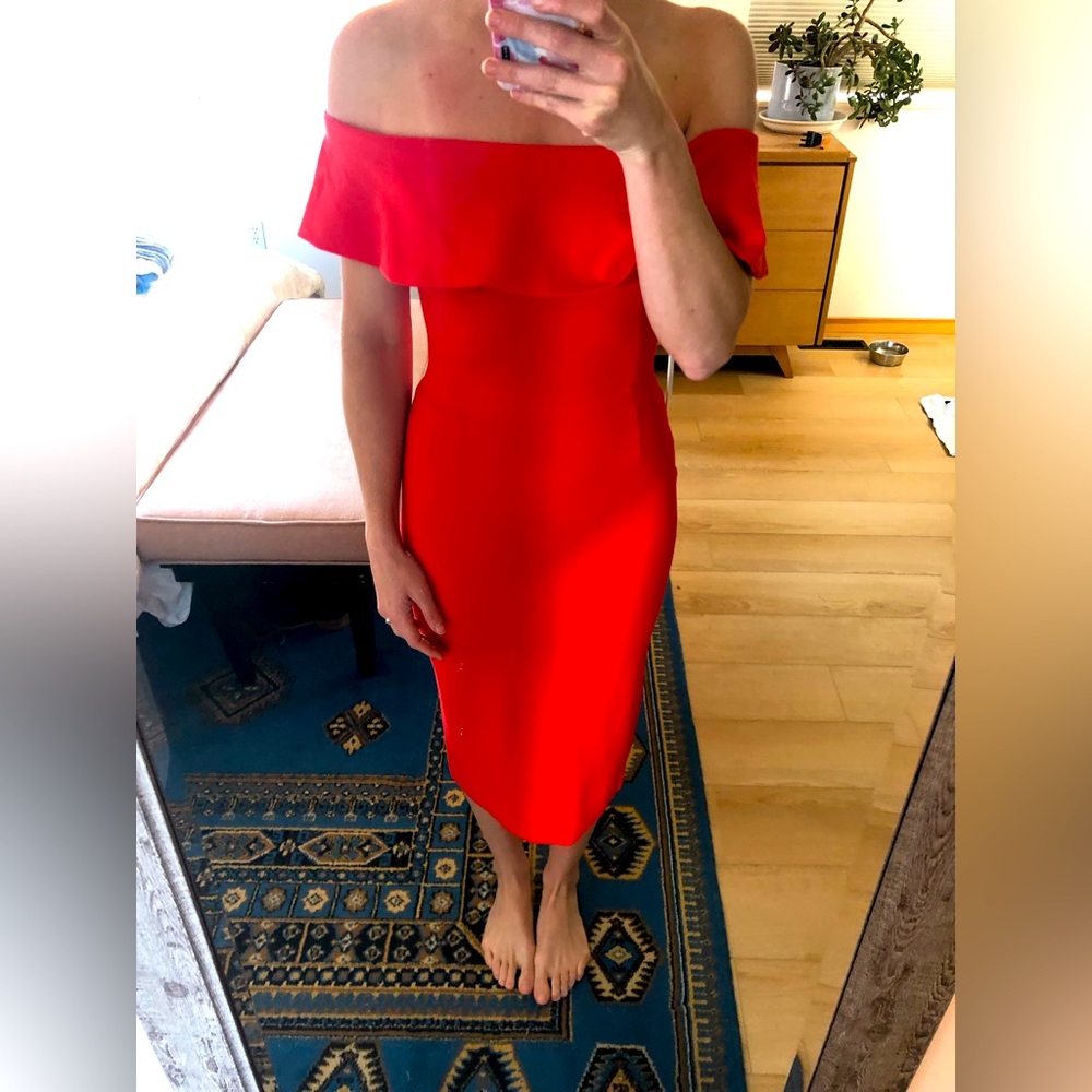 Aritzia babaton off the shoulder dress